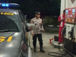 Polsek Sekaran Patroli Dialogis Dengan Warga di SPBU Ciptakan Kamtibmas Yang Aman di Obyek Vital