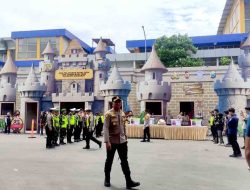 Posyan Nataru Polresta Sidoarjo di Terminal Purabaya Bertemakan Kastil, Bermacam Inovasi Pelayanan