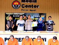 Reskrim Polres Ngawi Ungkap Kasus Penipuan dan atau Penggelapan HP di 22 TKP Lintas Provinsi