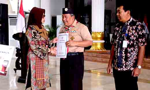 132 Pns Di Kabupaten Sidoarjo Terima Sk Purna Tugas