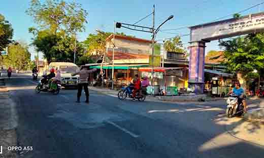 Anggota Polsek Sekaran Laksanakan Commander Wish Pagi