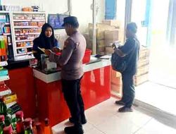 Cegah Kriminalitas di Minimarket Polsek Babat Laksanakan Patroli Obyek Vital Kewilayahan