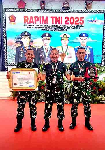 Danmenarmed 2 Kostrad Terima Piagam Penghargaan Satker Peraih Wbk Dalam Rapim Tni 2025 2