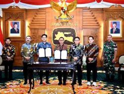 Hadiri Kesepakatan Bersama Pemprov Jatim dengan IPDN, Pj Bupati: Upaya Memperkuat Kualitas Pendidikan di Bojonegoro