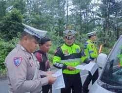 Patroli Subuh Upaya Preventif Polres Bondowoso Pasca Laka Tunggal di Ijen