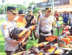 Polres Bondowoso bersama BPBD Siapkan Personel Tangani Bencana Hidrometeorologi