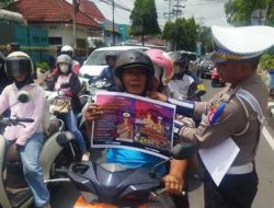 Polres Kediri Kota Gencarkan Himbauan Operasi Keselamatan Semeru 2025