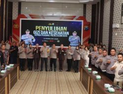 Polres Kediri Kota Bersama RS Bhayangkara Kediri Gelar Penyuluhan Gizi dan Kesehatan Pada Anggota