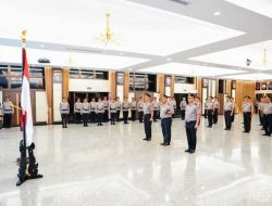 Kapolri Pimpin Kenaikan Pangkat 22 Pati Polri