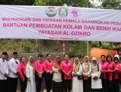Yayasan Kemala Bhayangkari Gelar Bakti Sosial Sekaligus Kegiatan Dukung Ketahanan Pangan