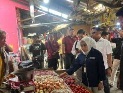 Satgas Pangan Polres Mojokerto Kota Sidak Pasar Stok Bapokting Jelang Ramadhan Stabil