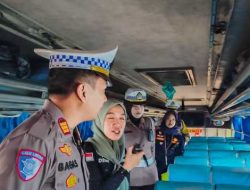 Tingkatkan Keselamatan Lalu Lintas, Polres Jember Gelar Ramp Check Angkutan Umum