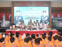 Polresta Sidoarjo Berhasil Ungkap 110 Kasus Narkoba Amankan 134 Tersangka