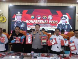Polres Lamongan Berhasil Ungkap 29 Kasus Narkoba, 39 Tersangka Diamankan