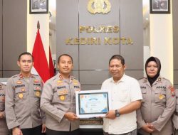 Kapolres Kediri Kota Terima Penghargaan Dari KPPN