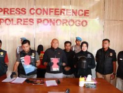Polres Ponorogo Amankan Sepasang Kekasih Diduga Curi Motor Modus Dukun