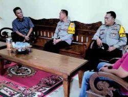 Kapolsek Sekaran Kunjungan Silaturahmi ke Kediaman Tokoh Masyarakat di Desa Besur Kecamatan Sekaran