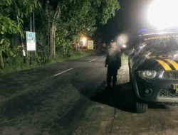 Polsek Sekaran Patroli Blue Light Antisipasi Hitam-hitam dan Konvoi Perguruan Silat
