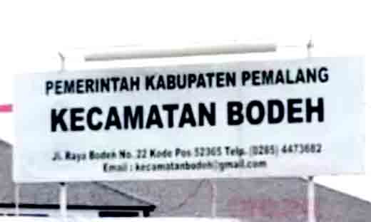 Indikasi Penyimpangan Dana Apbd Kecamatan Bodeh Menjadi Sorotan