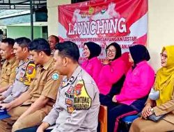 Kapolsek Bersama Muspika dan Bhayangkari Laksanakan Zoom Meeting untuk Launching Program P2L