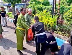 Kompak, Polres Pasuruan Kota Bersih – bersih Sampah Bersama Ratusan Pesilat dari Berbagai Perguruan