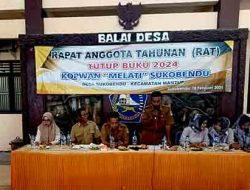 Kopwan Melati Desa Sukobendu Gelar Rapat Anggota Tahunan untuk Perkuat Koordinasi dan Transparansi