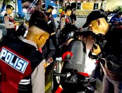 Lagi!! Polres Kediri Kota Gelar Operasi Cipta Kondisi, Guna Cegah Tindak Kriminalitas di Malam Hari