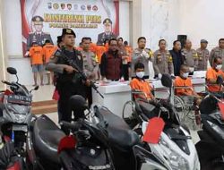Polres Pamekasan Komitmen Berantas Tindak Kriminal 16 Tersangka Kasus Curanmor dan Narkoba Diringkus