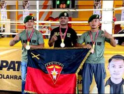 Prajurit Yonarmed 12 Kostrad Berprestasi di Kejurda Tarung Bebas Piala Bupati Tuban 2025