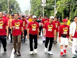 Semarakkan HUT Ke-65 Pemkab Takalar Gelar Jalan Santai