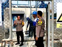 Antisipasi Banjir Kapolsek Sekaran Patroli Debit Air Bengawan Solo