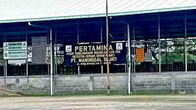 Bau Menyengat Dari Pusat Pemeliharaan Tabung Gas Elpiji Resahkan Warga. Manajemen Terkesan Cuek