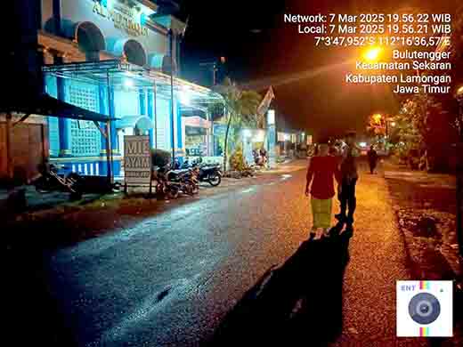 Beri rasa aman saat sholat tarawih, polsek sekaran