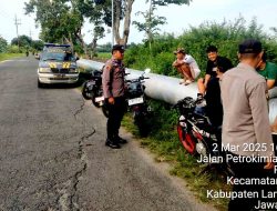 Ciptakan Kamtibmas Aman Polsek Babat melaksanakan Patroli Ngabuburit