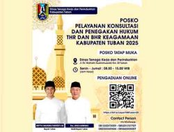Disnakerin Tuban Buka Posko Pengaduan THR Dan BHR Keagamaan 2025