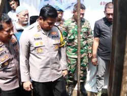 Jelang Ramadhan Polres Kediri Bangun Sumur Bor untuk Mushola di Desa Damarwulan