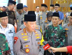 Perkuat Silaturahmi, Kapolri-Panglima TNI Hadiri Safari Ramadhan di Polda Lampung