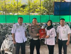 Puluhan Motor Barang Bukti Hasil Operasi Terpadu Polres Pasuruan Kota Diamanakan di Gudang Rubasan II Jatim