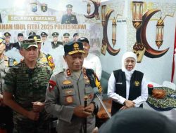 Tinjau Arus Mudik di Rest Area 575 A Ngawi Kapolda Jatim Himbau Pemudik Manfaatkan Posyan Untuk Istirahat