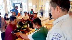 Jasa Raharja Gelar Pemeriksaan Kesehatan Dan Pengobatan Gratis Di Terminal Kertonegoro Ngawi