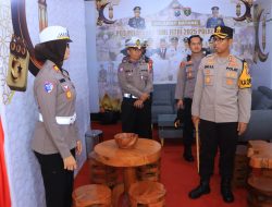 Kapolres Cek Posyan di Rest Area Tol Ngawi
