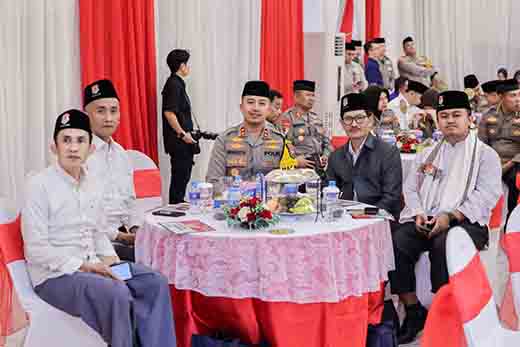 Kapolres kediri kota hadiri safari ramadan bersama kapolri di polda jatim