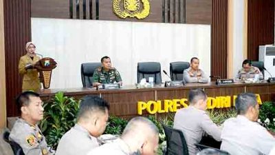 Kota kediri siap hadapi arus mudik idulfitri, mbak vinanda beri arahan strategis