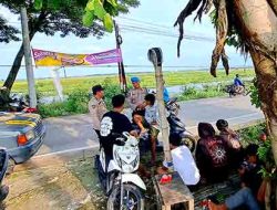 Patroli Dialogis Polsek Sekaran Jalin Keakraban Dengan Pemuda Untuk Jaga Kamtibmas