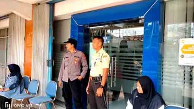 Patroli obyek vital sasaran bank bri wujudkan situasi kamtibmas yang aman