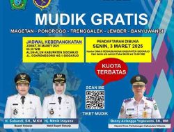 Pemkab Sidoarjo Mulai Pendaftaran Mudik Gratis untuk Lebaran 2025