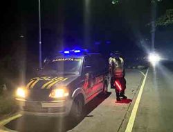 Polsek Babat Gelar Patroli Blue Light Untuk Menekan Gangguan Kamtibmas di Bulan Ramadhan