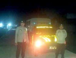 Polsek Sekaran Laksanakan Patroli Menjelang Sahur Untuk Jaga Harkamtibmas di Bulan Suci Ramadhan