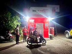 Polsek Sekaran Sambangi Obyek Vital SPBU Desa Siman Pastikan Keamanan Yang Kondusif