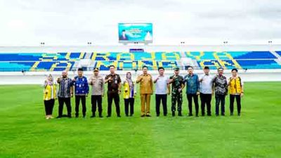 Stadion surajaya diresmikan presiden prabowo